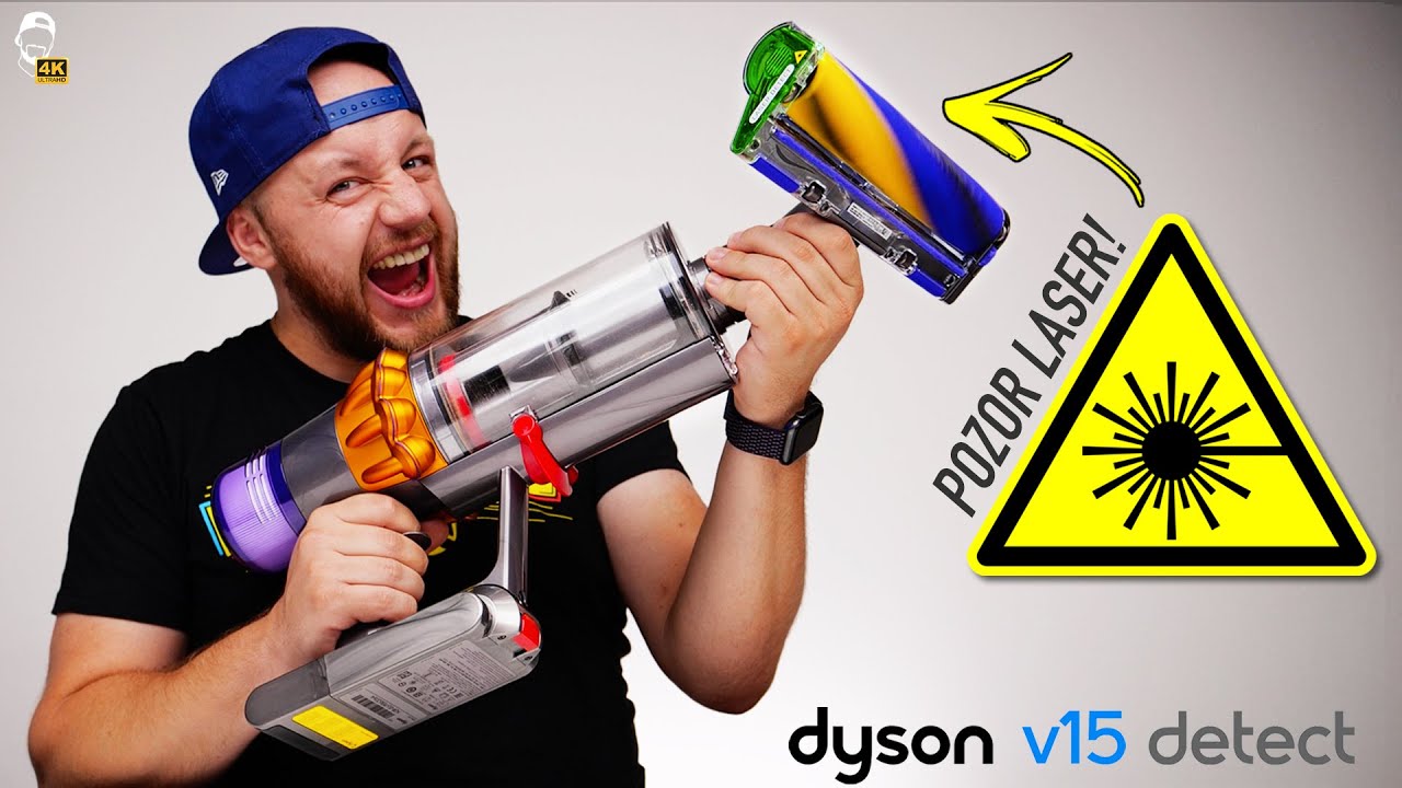 🚀 Laserový Dyson V15 Detect Absolute Unboxing: Nejvýkonnější Sci-Fi vysavač! [4K]