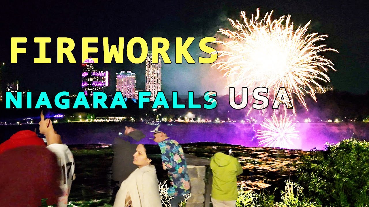 Fireworks 🎆 : Niagara Falls US said | 🇺🇸