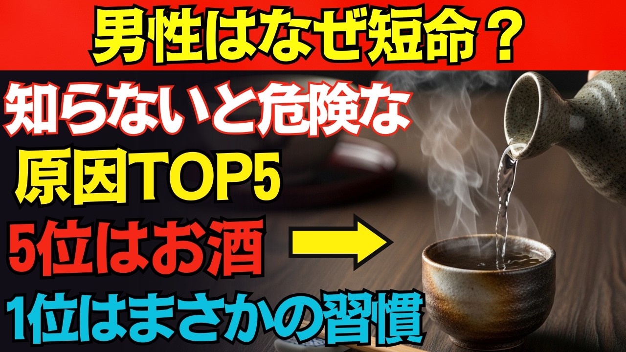 男性が80歳を超えにくい理由TOP5。お酒よりも怖い「見落とされがちな習慣」を医師が解説！