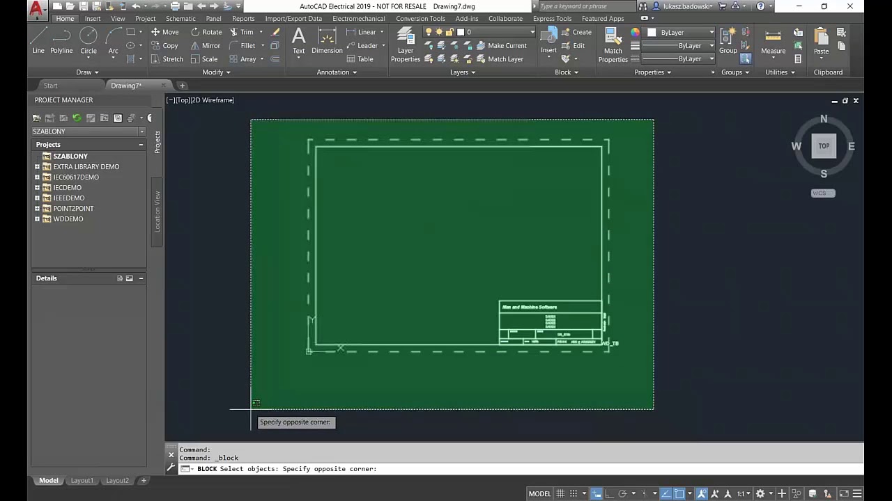 AutoCAD Electrical - Tworzenie szablonów rysunkowych