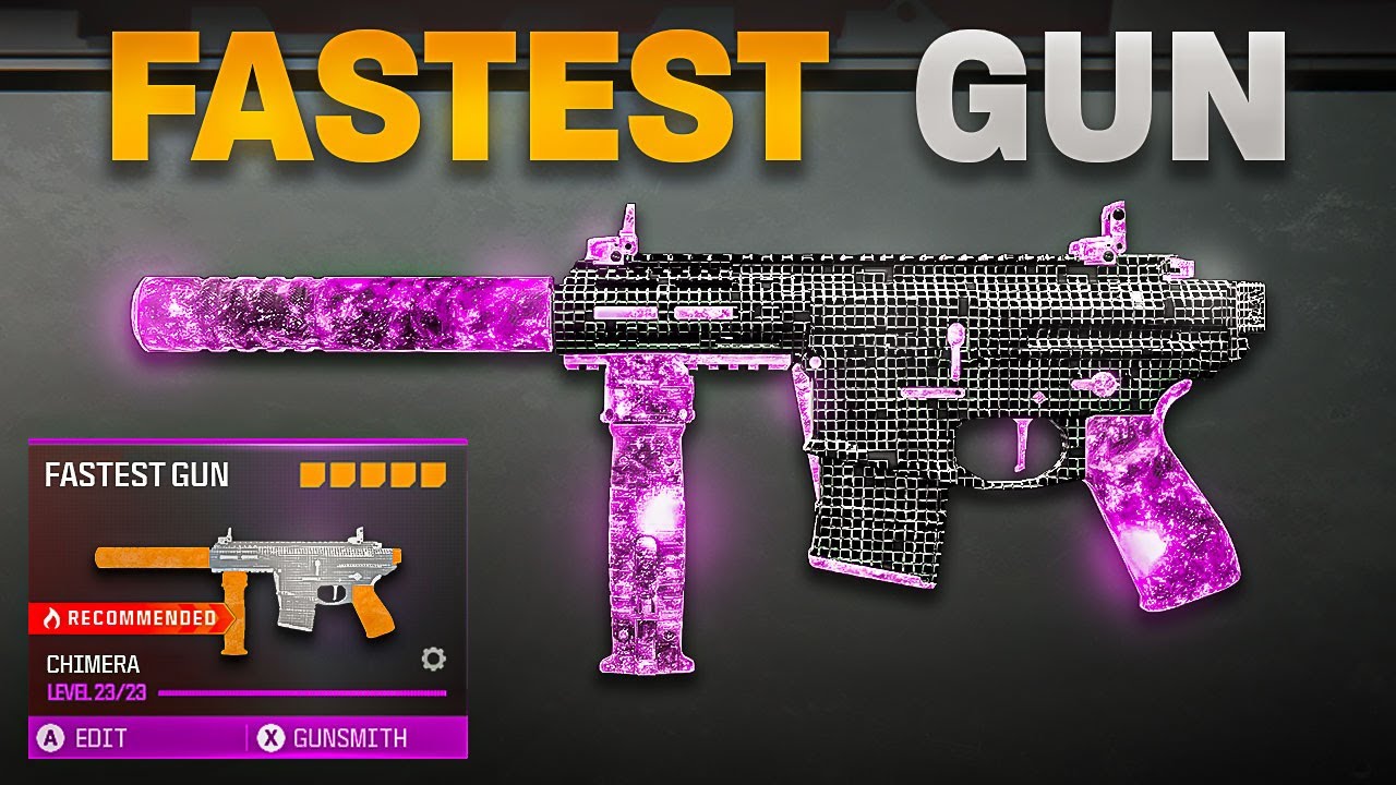 I Built the FASTEST AR in Warzone History
