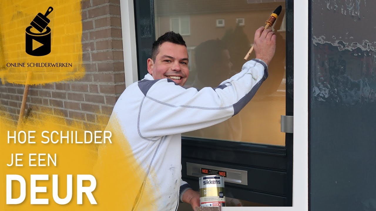 Hoe schilder je een buitendeur? Uitleg van de vakschilder