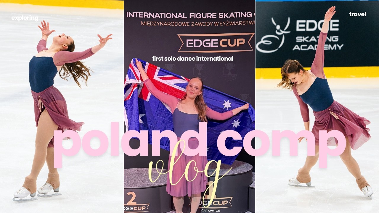 Poland Vlog- Edge Cup 2026 🇵🇱🪽⛸️