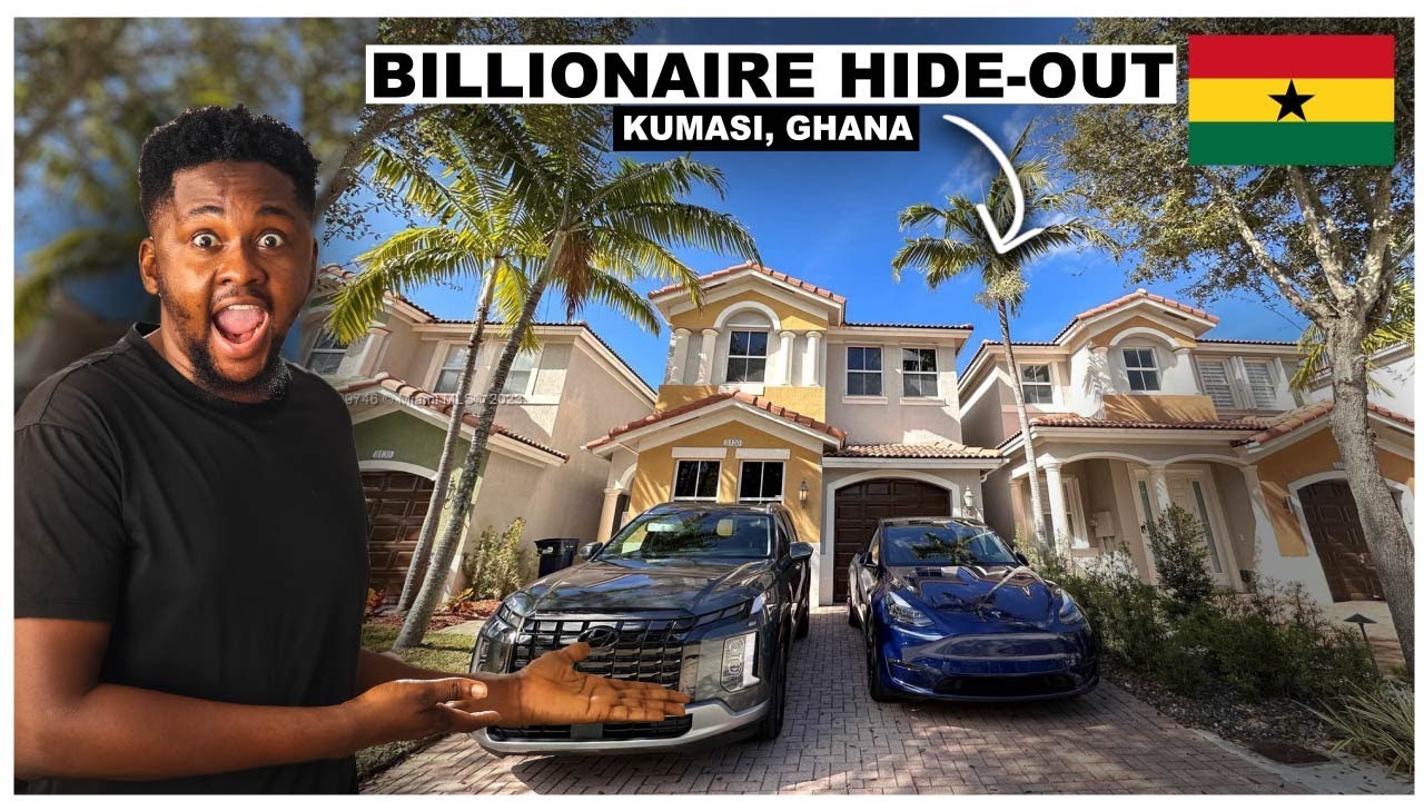 Inside The SECRET BILLIONAIRE Hide-Out In KUMASI GHANA