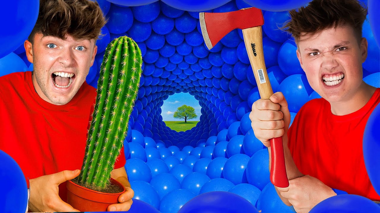 Aus 1000 BALLONS ausbrechen! Wer ist schneller?