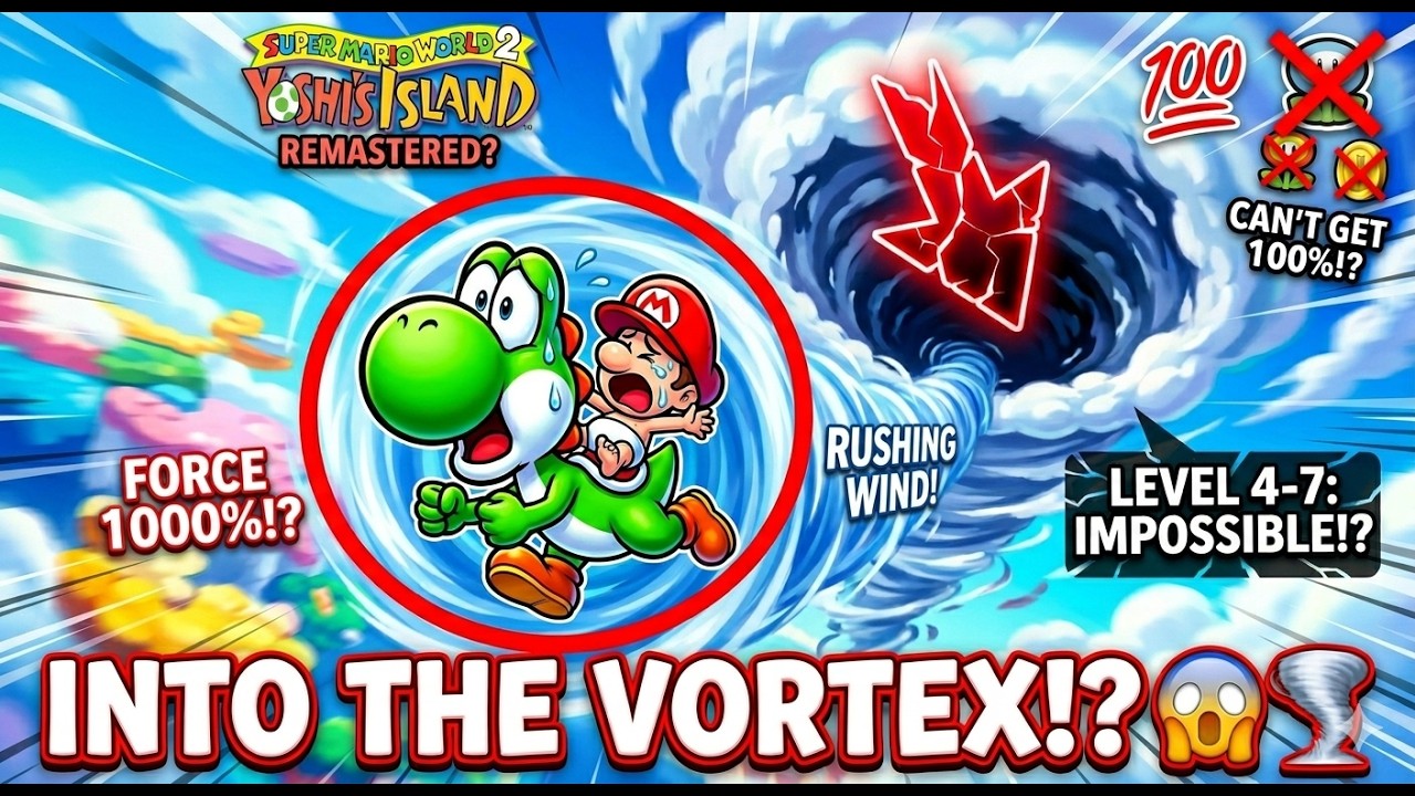YOSHI'S ISLAND 4-7 💨 ¡Volando en RIDE LIKE THE WIND! #nintendo #gaming #supermarioworld