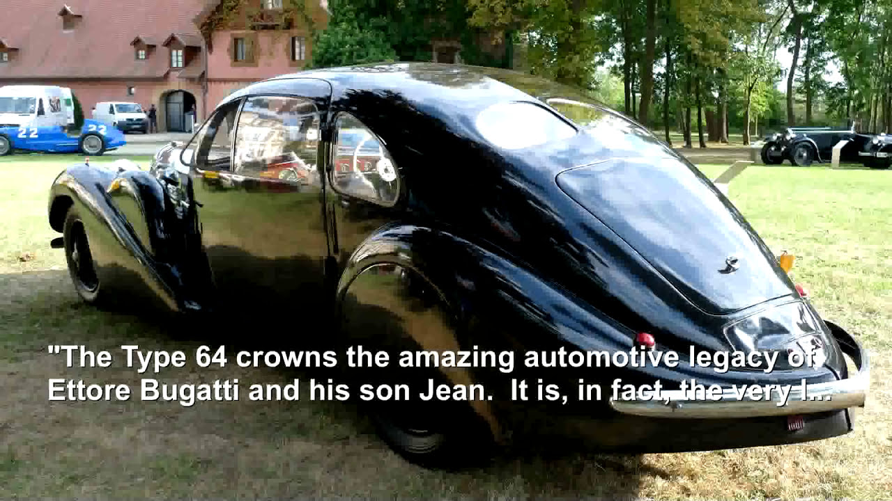 Mullin Museum's Bugatti Type 64 Design class at Art Center subsequent private design commission