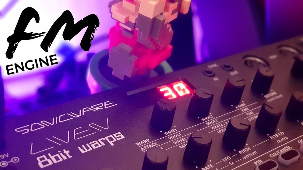 FM Engine in the Sonicware Liven 8bit Warps