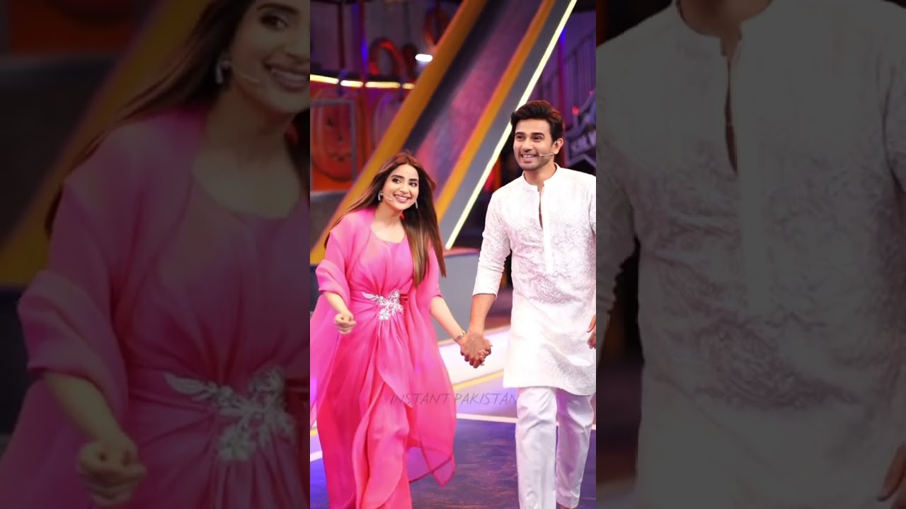 saboor aly and ali ansari viral video #beautiful #sabooraly #short