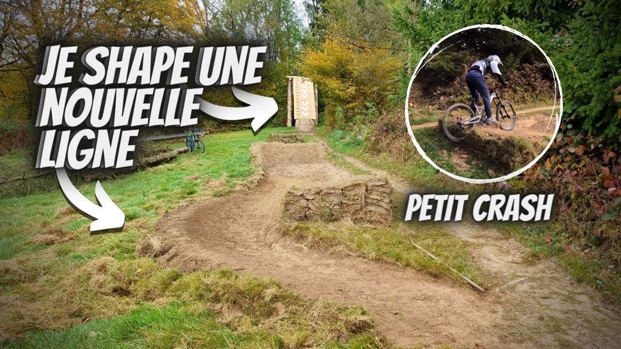 Je shape une ligne après la rampe et… CRASH!!
