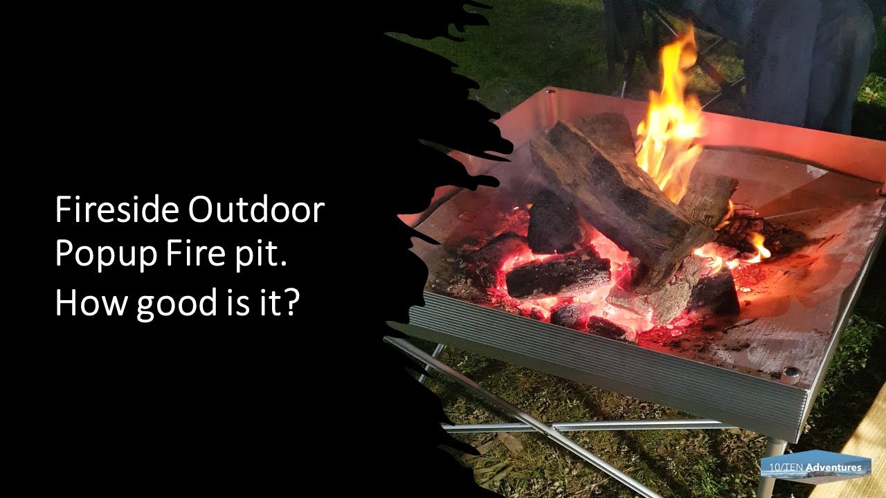 We review the Fireside Outdoor Popup Fire pit