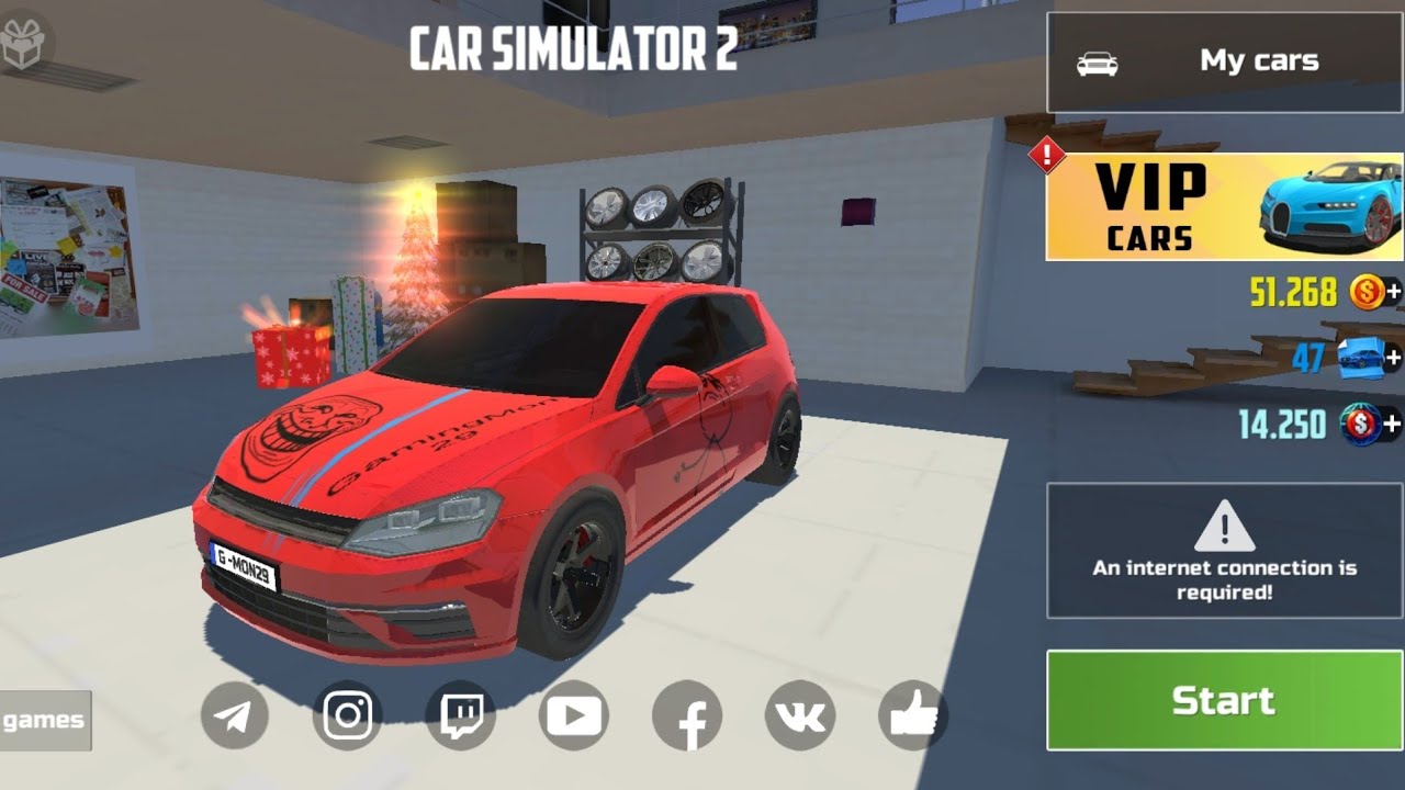 Modification of Volkswagen polo in car simulator 2 | Android game😍❤️‍🔥