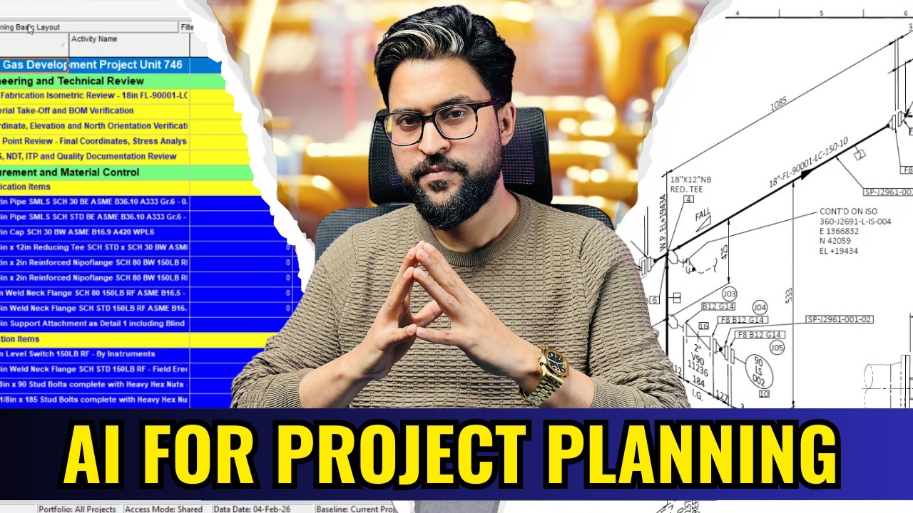 Project Scope Development for Piping Projects Using AI