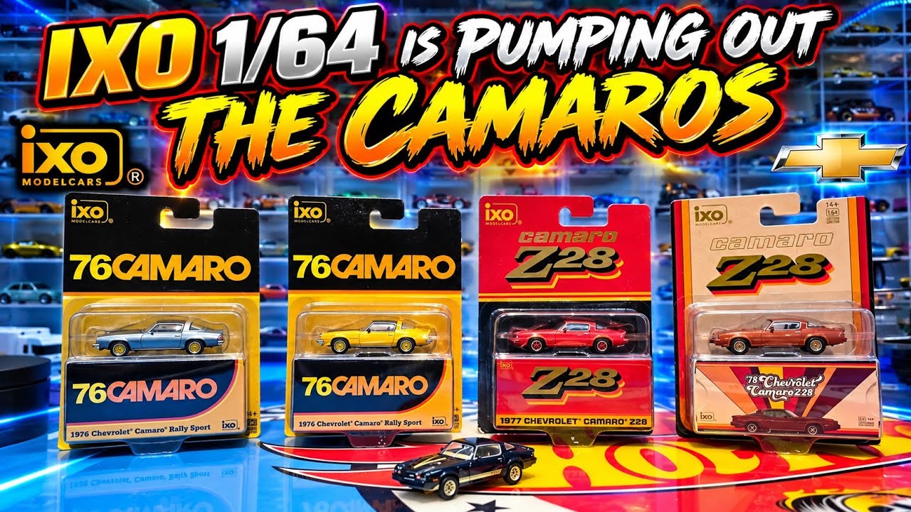 IXO делает СТАВКУ на Camaro! | Коллекция Chevrolet Camaro 1/64