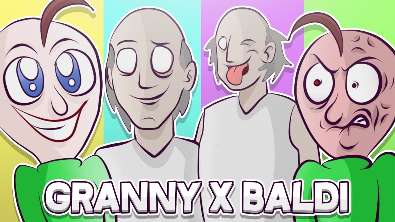 BALDI BASICS X GRANNY HORROR GAME ANIMATION COMPILATION #1