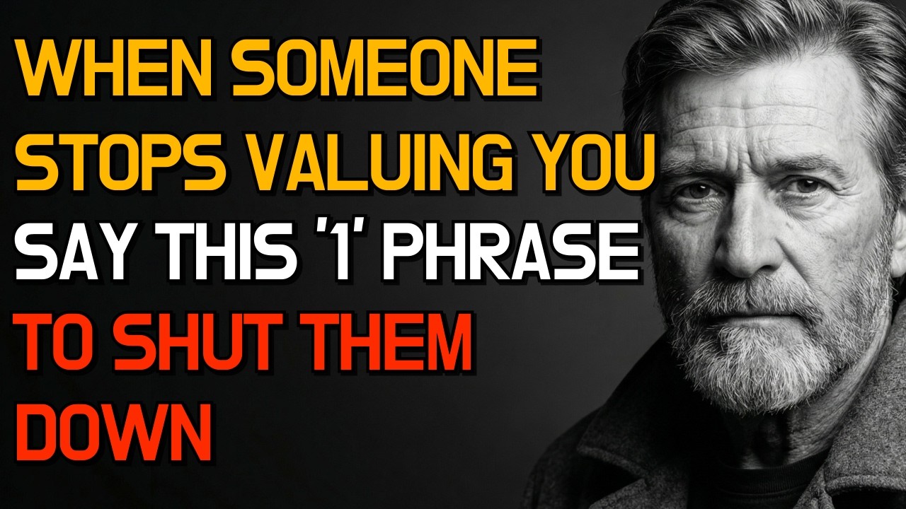When Someone Disrespects You, Just Say This ONE Phrase (Watch What Happens)