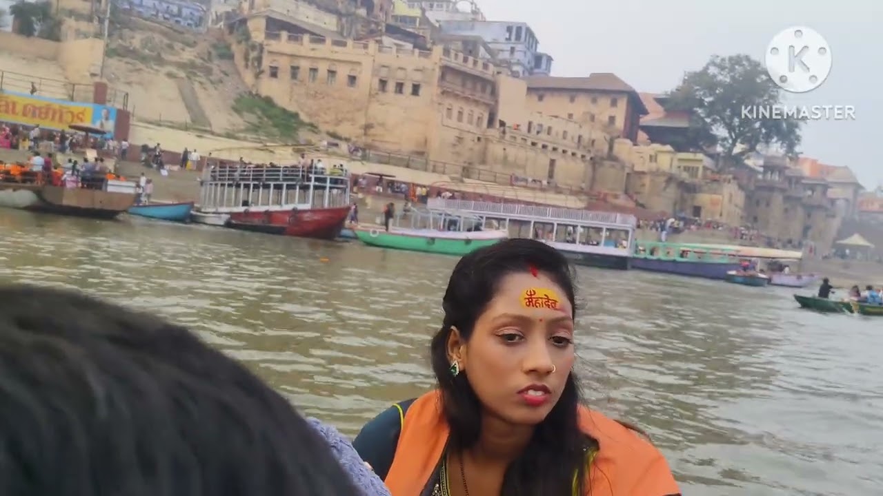 Sunset in Varanasi Ghats 