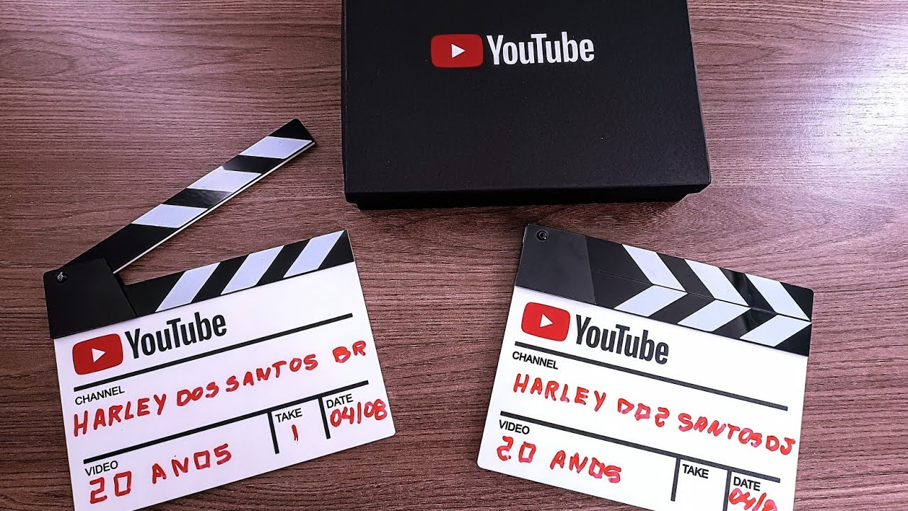 A claquete em celebração aos 20 anos de YouTube chegou! (Ative a legenda)