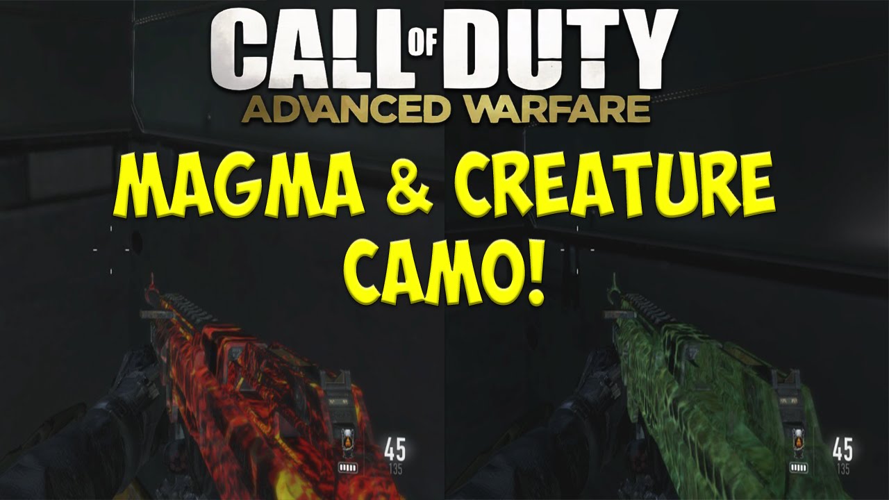 Call of Duty Advanced Warfare: MAGMA & CREATURE DLC CAMOS - (COD:AW DLC)