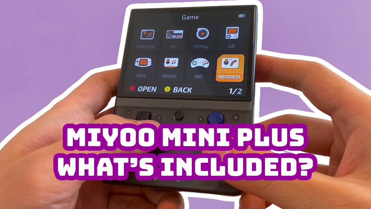 Miyoo Mini Plus how many games and consoles are included?