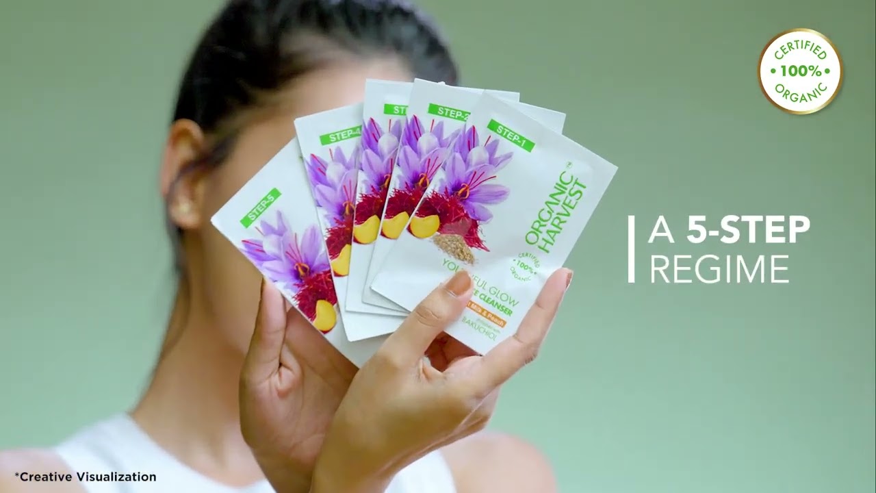 ORGANIC HARVEST YOUTHFUL GLOW  FACIAL KIT