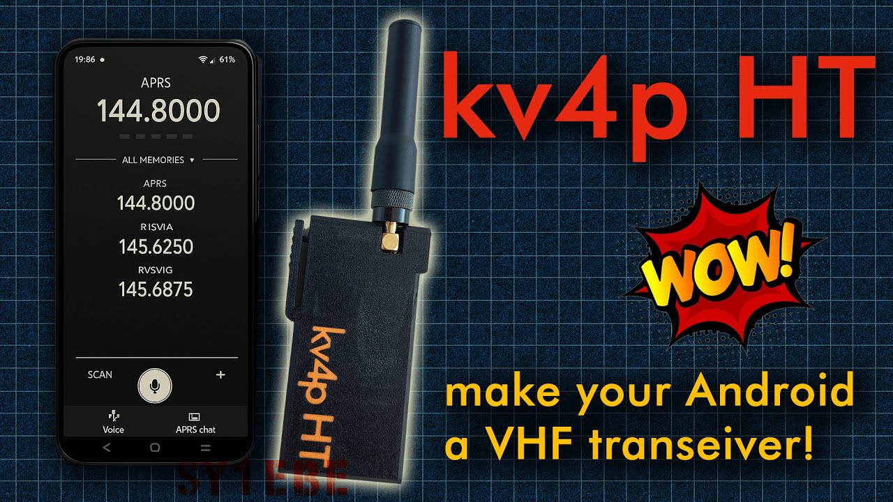 kv4p HT — превратите свой Android в настоящее любительское радио! // SY1EBE