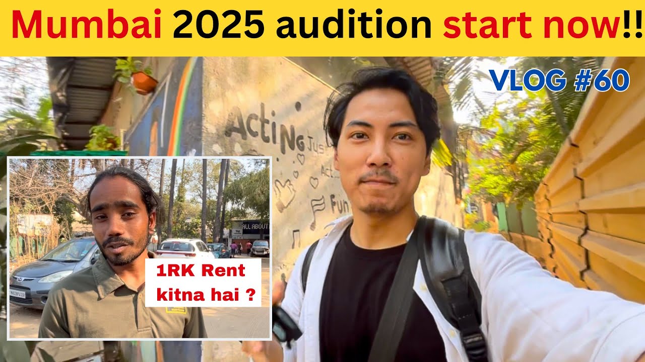 मुंबई में Best Audition Place 2025 | Struggling story ☹️ Aakash Ramble  #mumbai #dailyvlogs