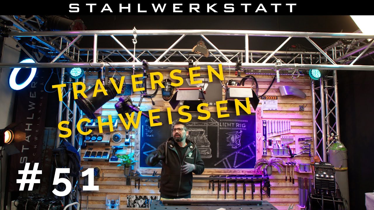 DIY - STAHLWERK - Aluminium Traversen schweißen AC/DC - Autowerkstatt