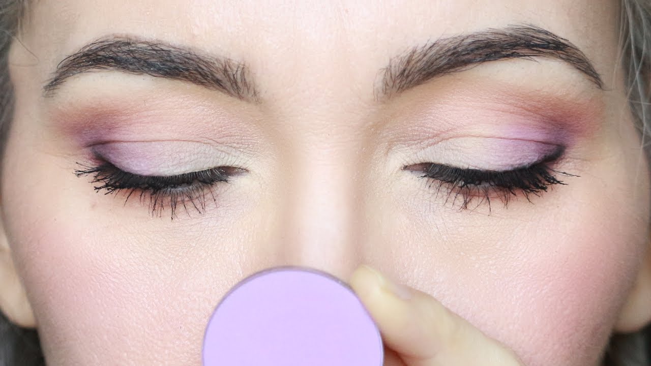 Trucco occhi leggero, portabile con lilla e viola