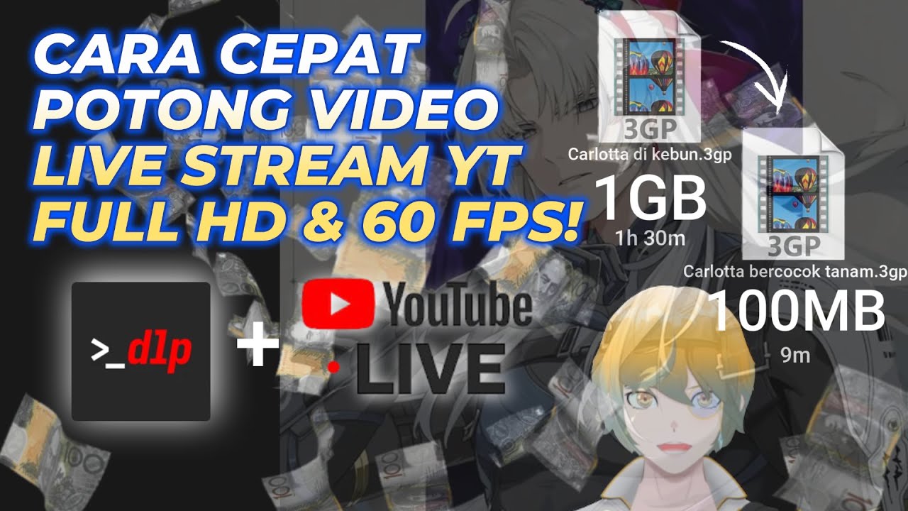 Tutorial Potong Video Live Stream Untuk Shorts Berkualitas + Bisa 60FPS! | Vtuber ID
