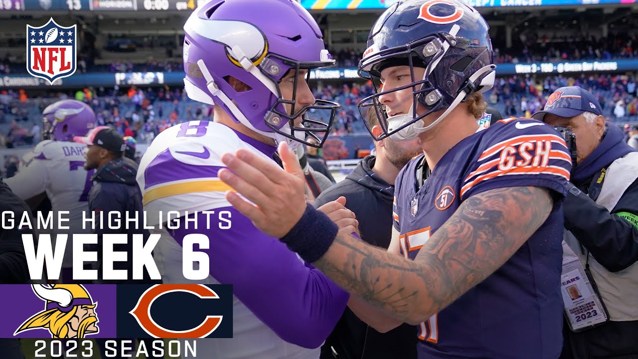 Minnesota Vikings vs. Chicago Bears Game Highlights | NFL 2023 Week 6