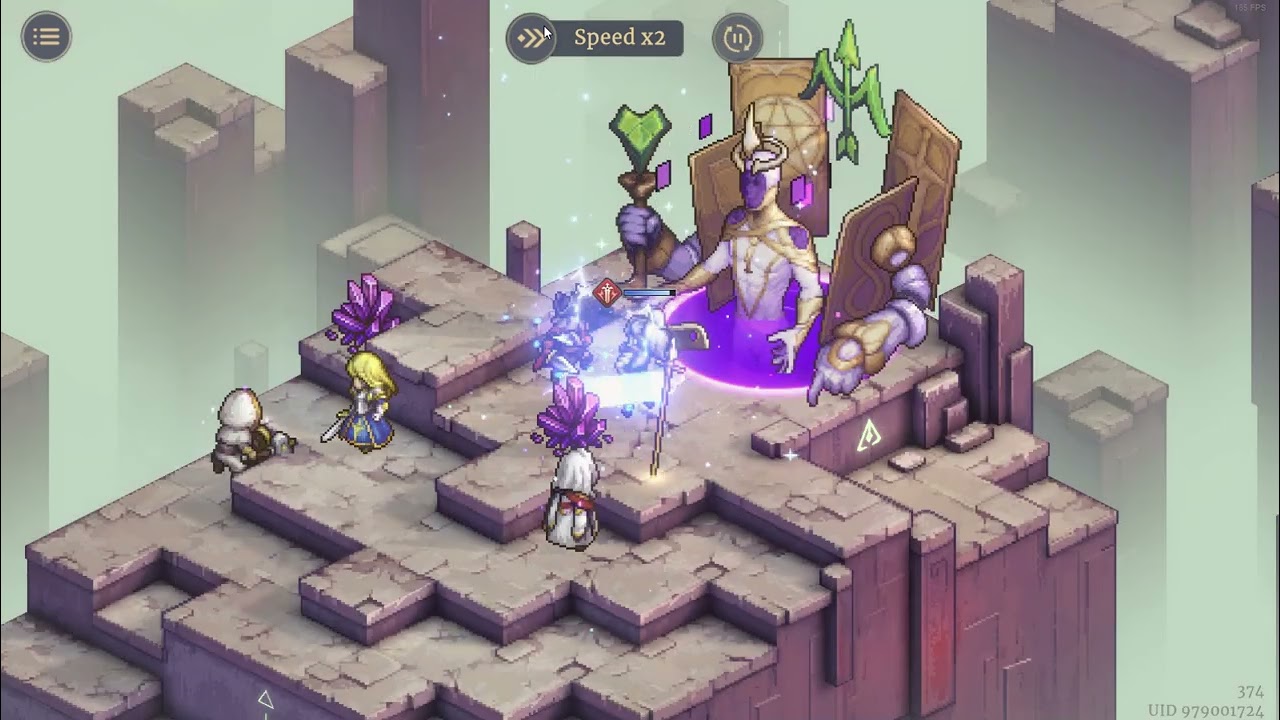 [Sword of Convallaria] Weapon Trial II - Stage 8 lv55 - lv 36 team