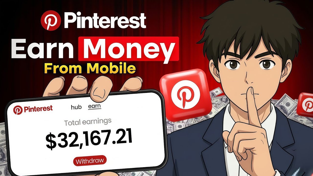 How To Earn Money With Pinterest in Mobile|Pinterest Affiliate marketing (Full Course)