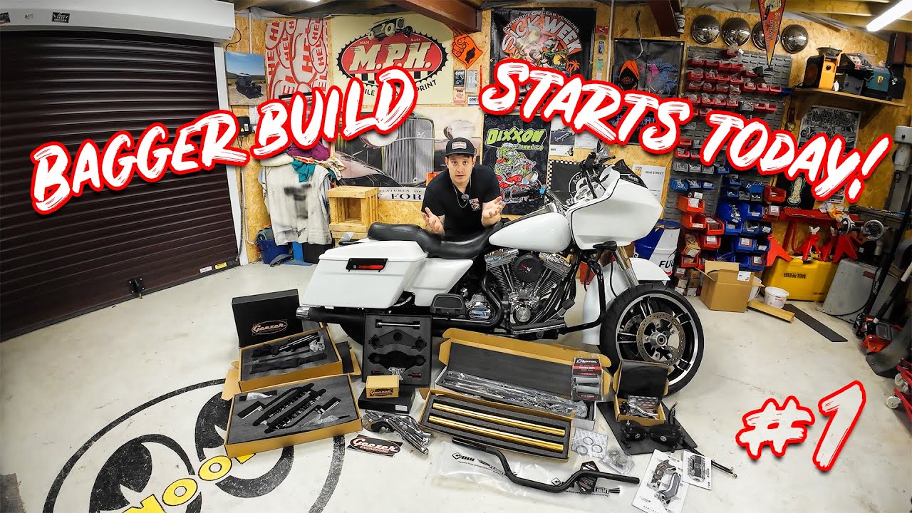 Сборка мотоцикла Harley Davidson Road Glide Stunt Performance Bagger — Эпизод 1