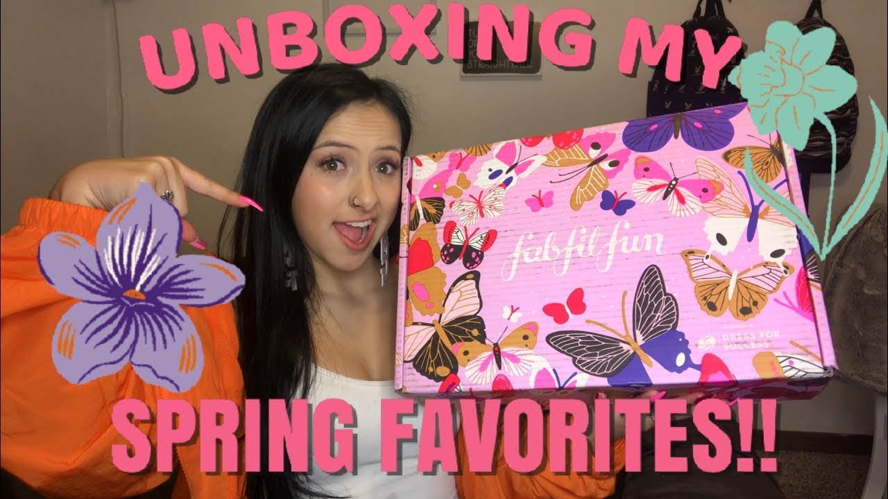 UNBOXING MY SPRING FAVORITES!! (#FabFitFunPartner)