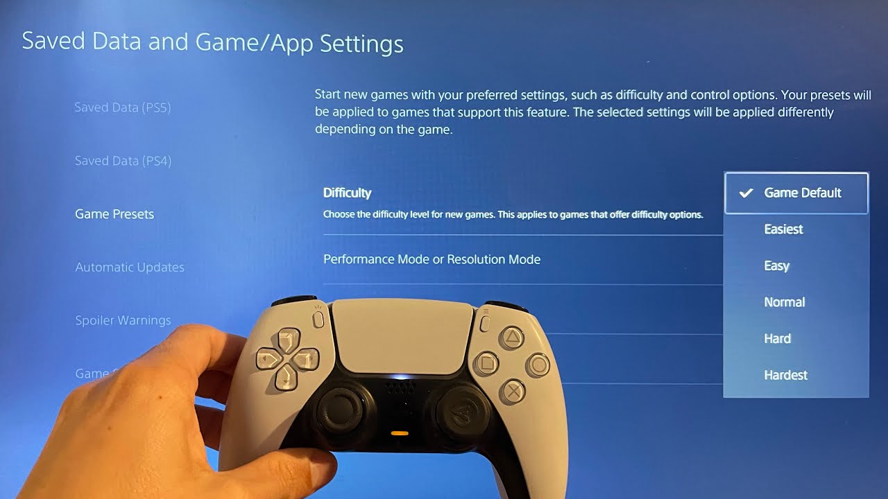 PS5: How to Change Game Preset Difficulty Tutorial! (For Beginners)