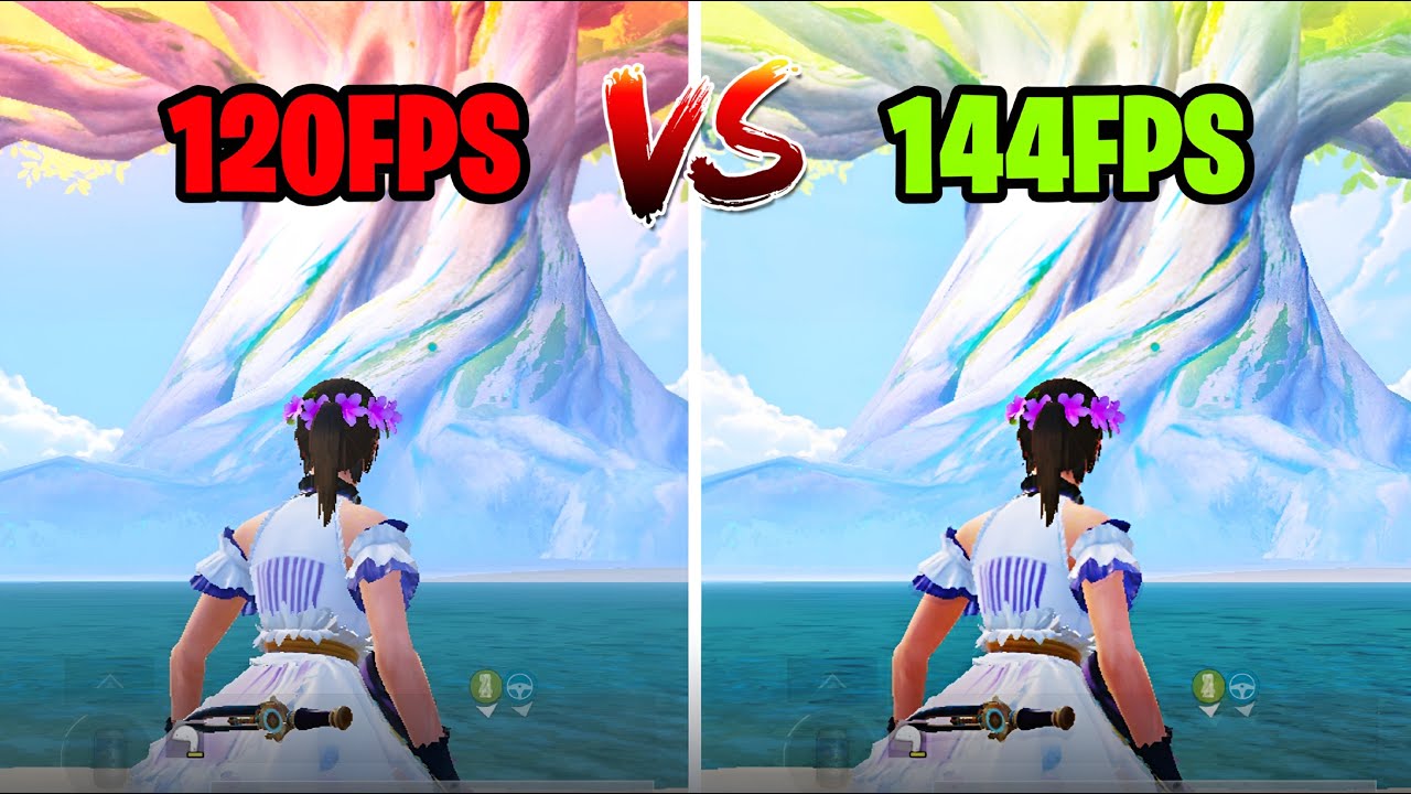BGMI FPS Comparison 🤯 | Testing 120FPS vs 144FPS in BGMI