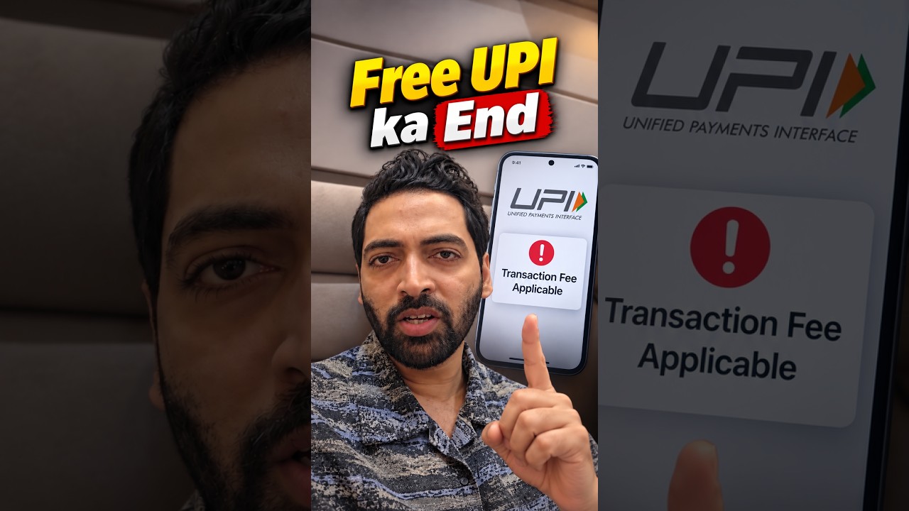 Bad News For UPI Users : New Govt Rule 🚨 #shorts