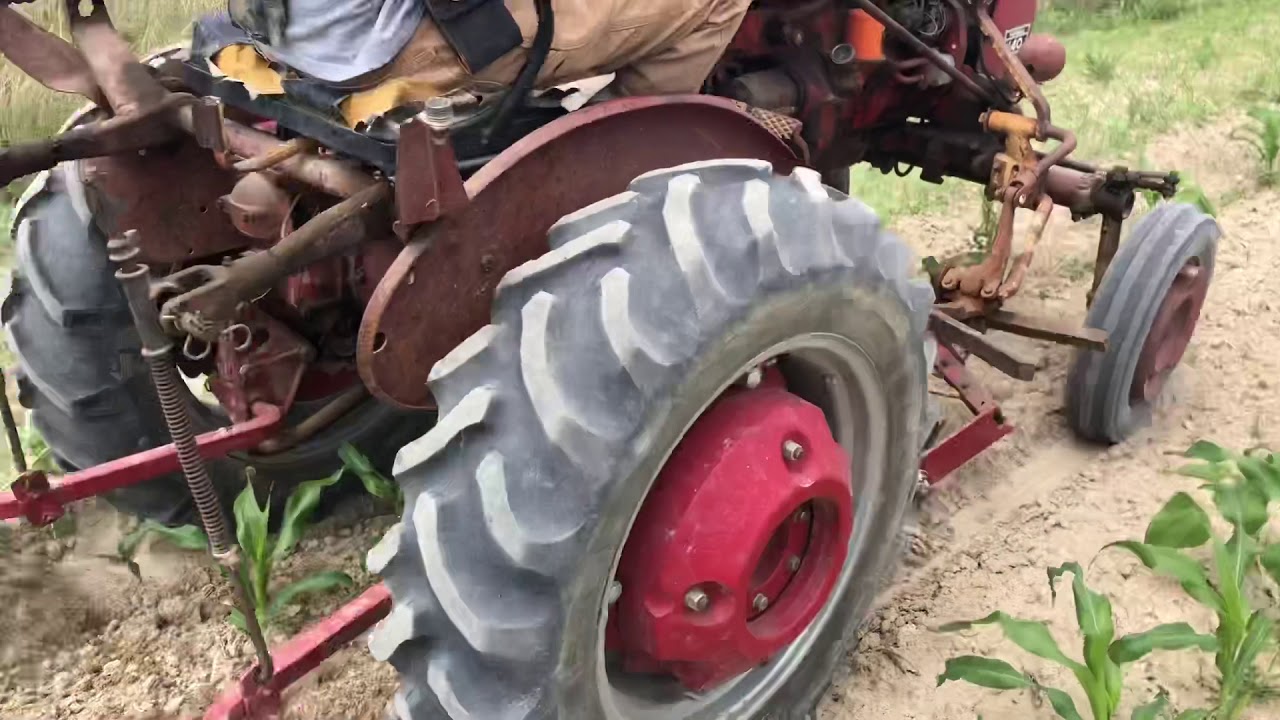 Farmall 140 Side Sweep Cultivating Part 1