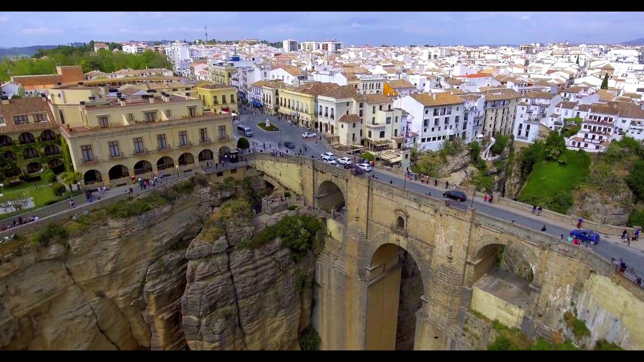 4K Drone footage.Ronda,Spain
