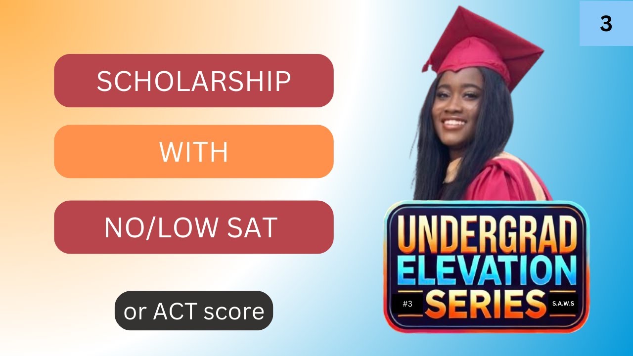 Low or No SAT score? Do this! (scholarships & top schools & standing out)