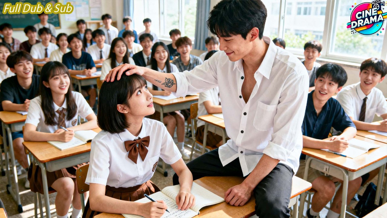 Transfer Student Sits Beside School Gang Boss Turns Out Hidden CEO Secretly Protects Her - CineDrama