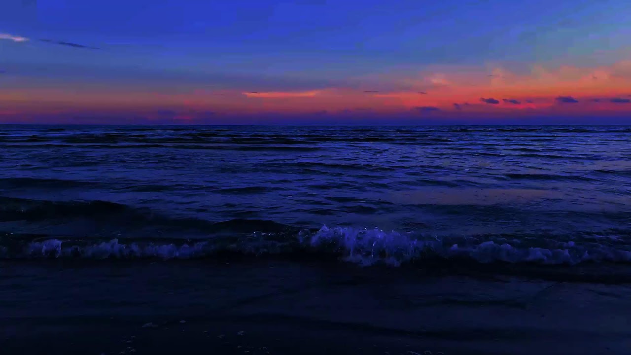 Ocean Waves Ambient Background | Peaceful Natural Atmosphere
