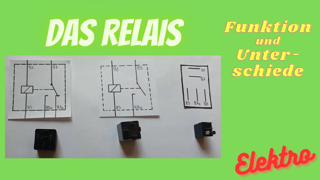 Wie funktioniert ein Relais? -  Wir bauen eine einfache Relaisschaltung zusammen auf!