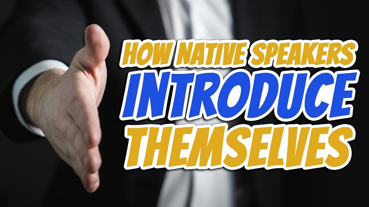 How Native English Speakers INTRODUCE themselves... & Order Drinks