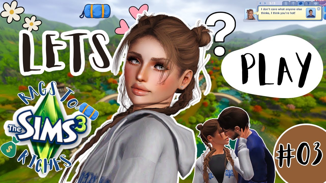someone ate our tree and our first love? ˗ | the sims 3: rags to riches #3