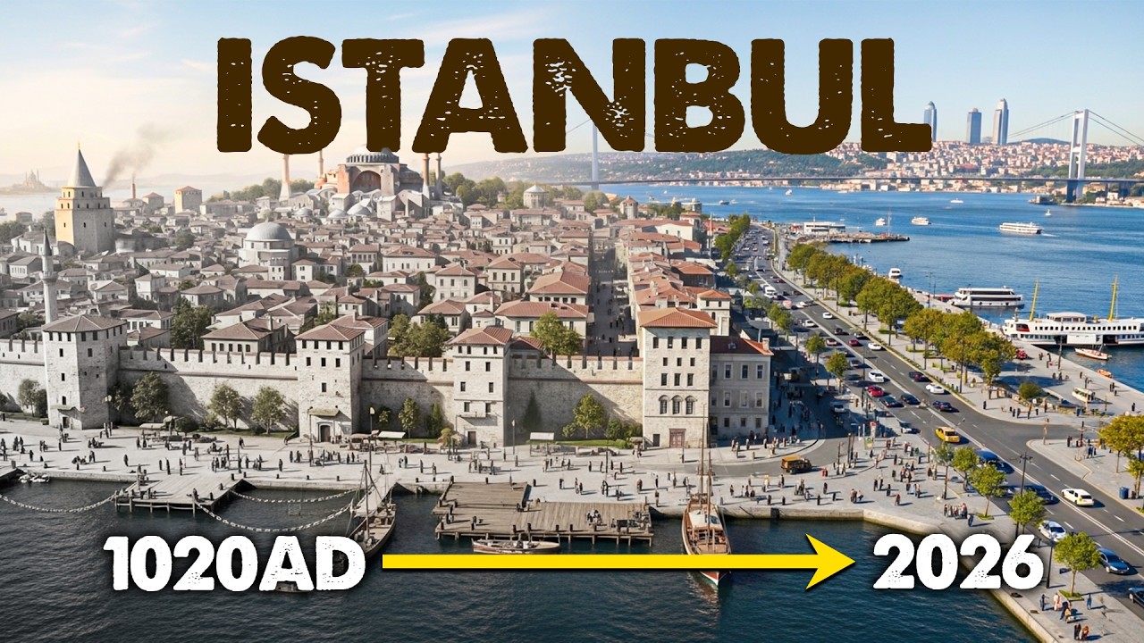 Constantinople in 1020 (AI Reconstruction) | Inside the Byzantine Empire