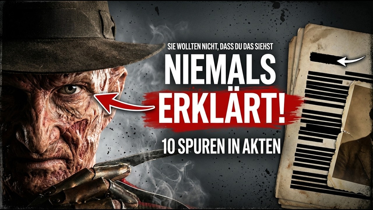 Freddy Krueger: 10 Spuren in Dokumenten & Archiven, die nie erklärt wurden