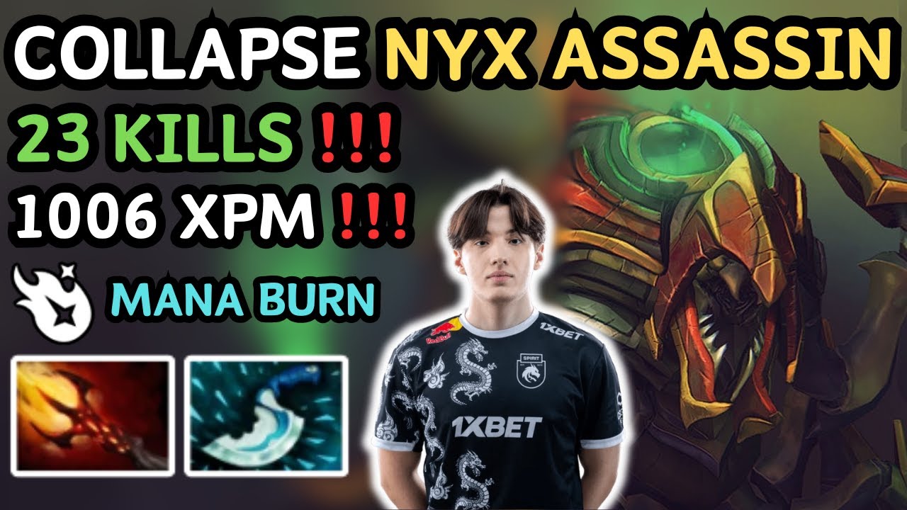 🔥 7.36b COLLAPSE NYX ASSASSIN Offlane Highlights 23 KILLS 🔥 1st ITEM Rushing Dagon - Dota 2