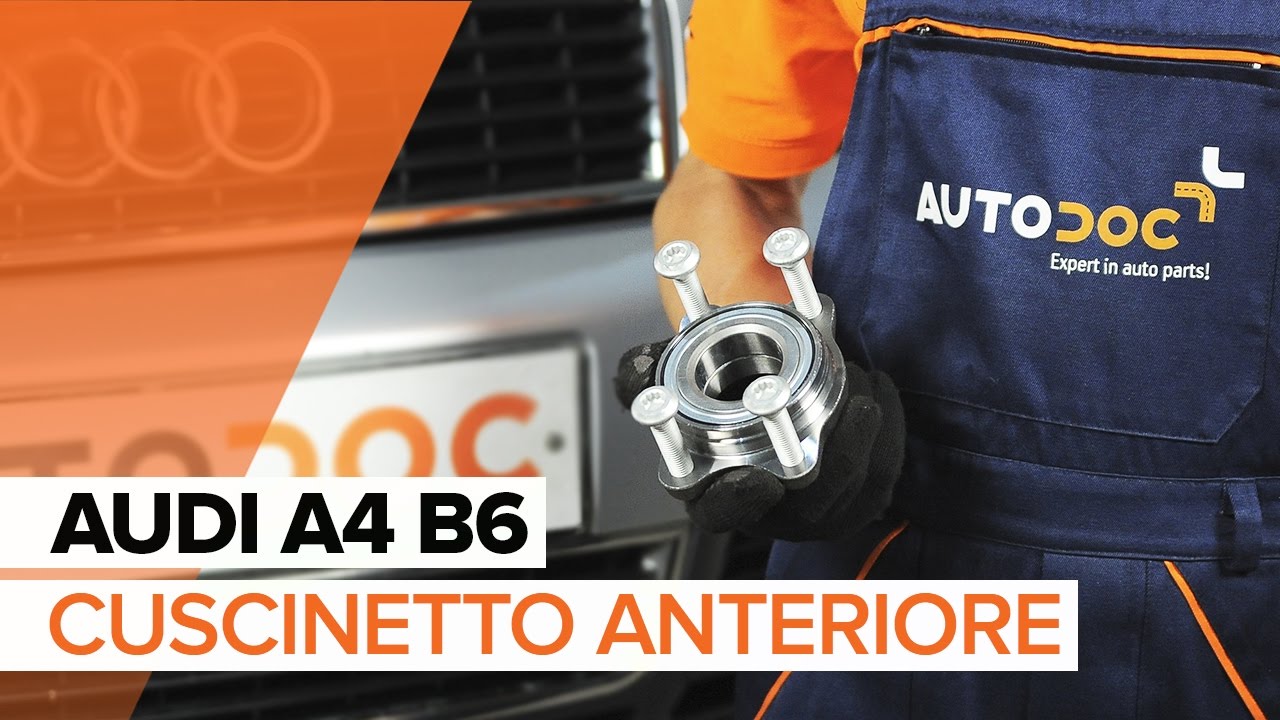 Come sostituire il cuscinetto anteriore su AUDI A4 B6 [TUTORIAL]